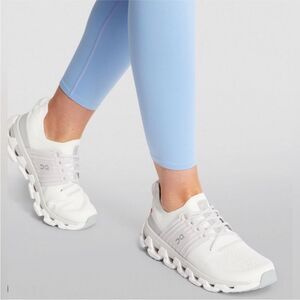 On Women's Cloudswift 3 AD Running Shoes White/Frost Size 7 NWT $180
